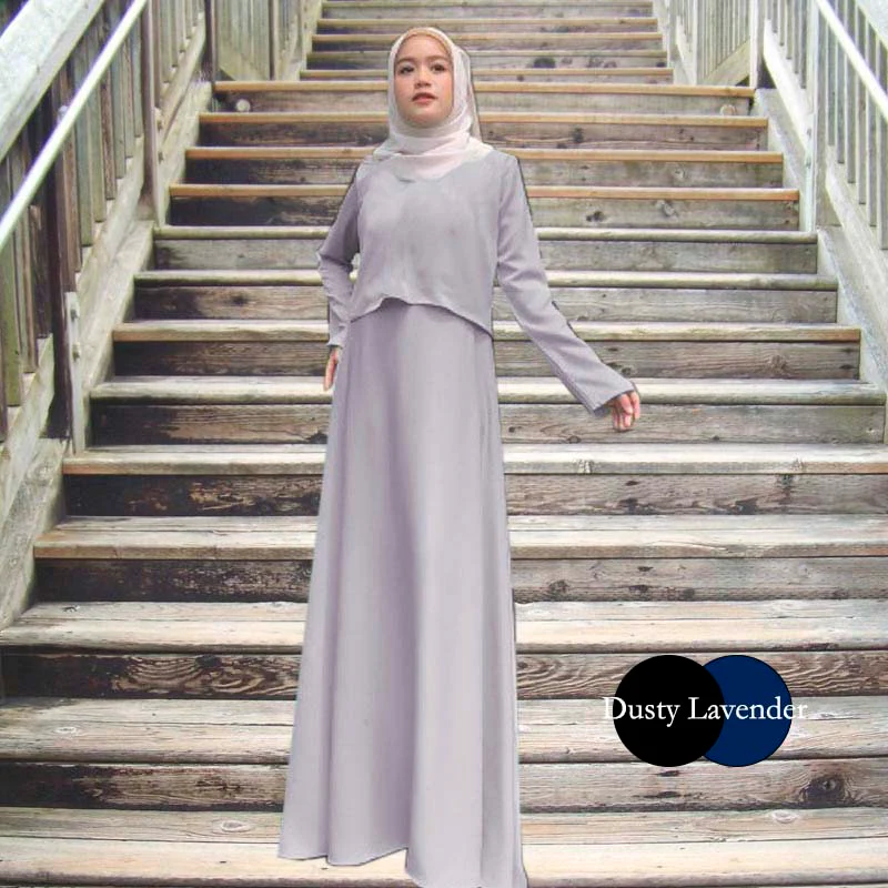 Aqila Two Layer Jubah - Image 10