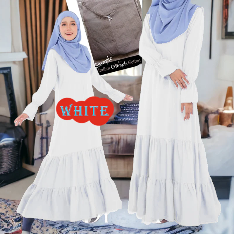 Delina Cotton Jubah - Image 11