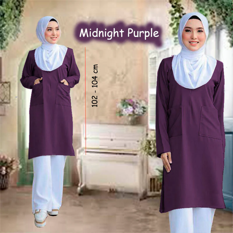 Elena Tunic Blouse (Size 6xl - 10xl) - Image 12