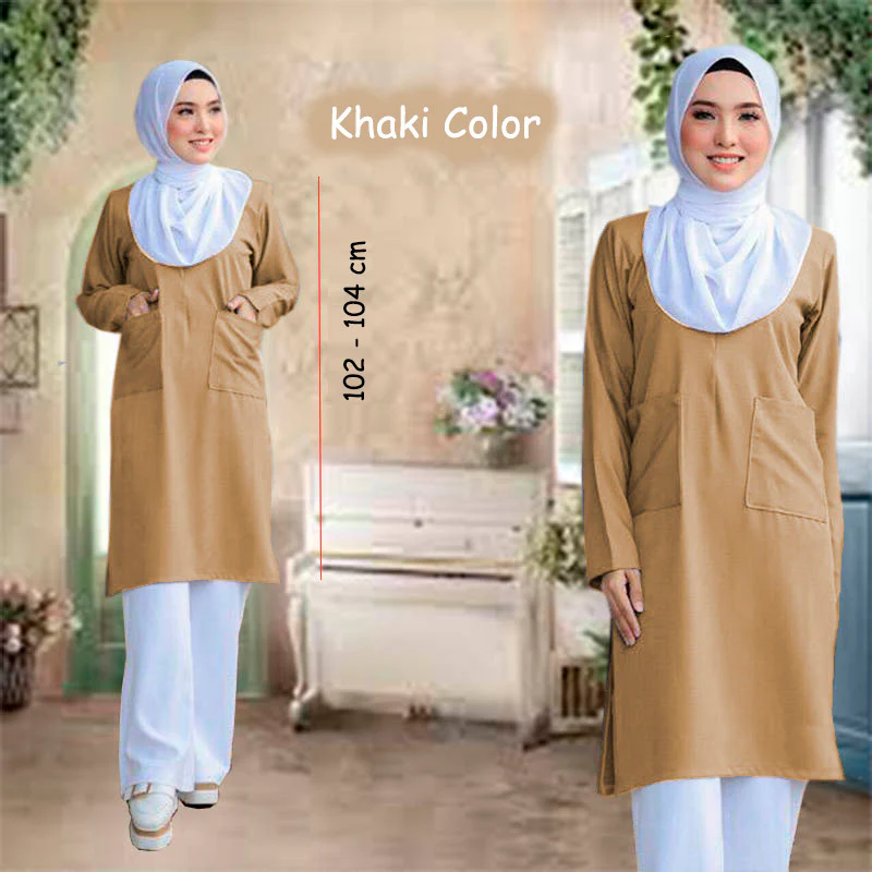 Elena Tunic Blouse (Size 6xl - 10xl) - Image 7