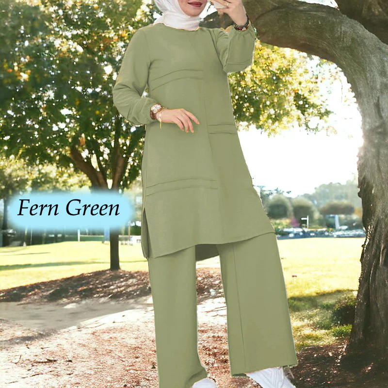 Gazala Cotton Muslimah Set - Image 8