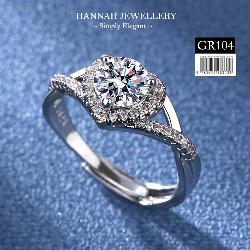 【GR104】Korean Love Shape Ring - Image 3