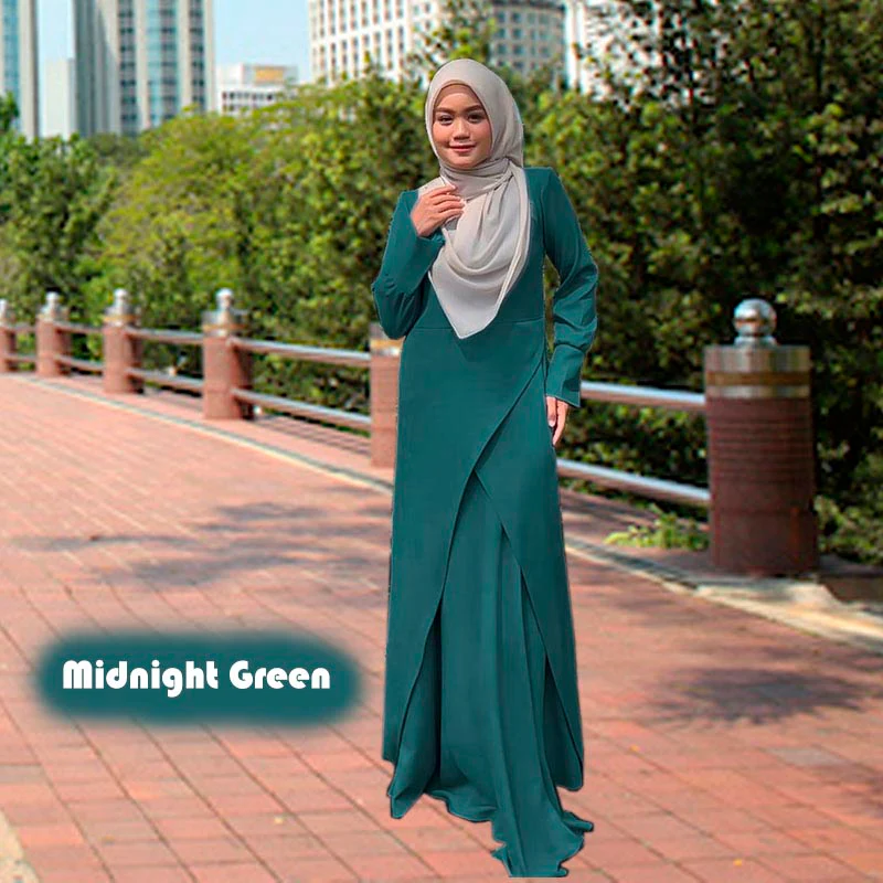 Halina Loose Fit Elegant Jubah - Image 9