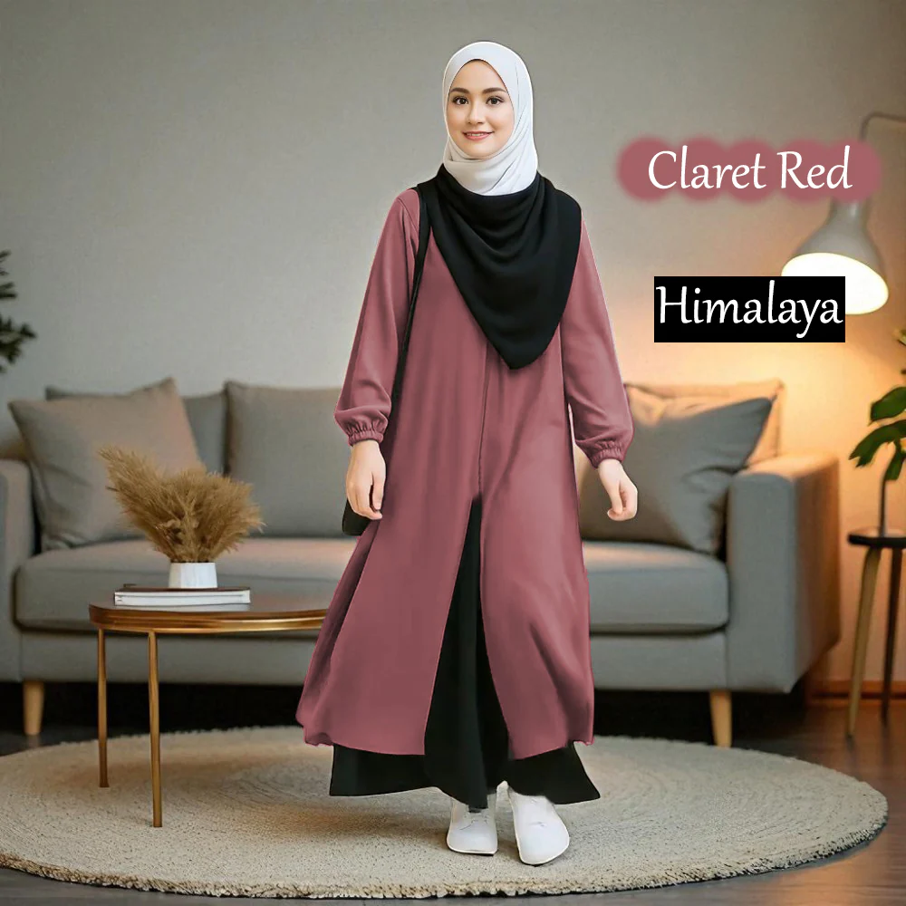 Himalaya Tunic Dress - Buy 3 Free Jubah JB777 - Image 9
