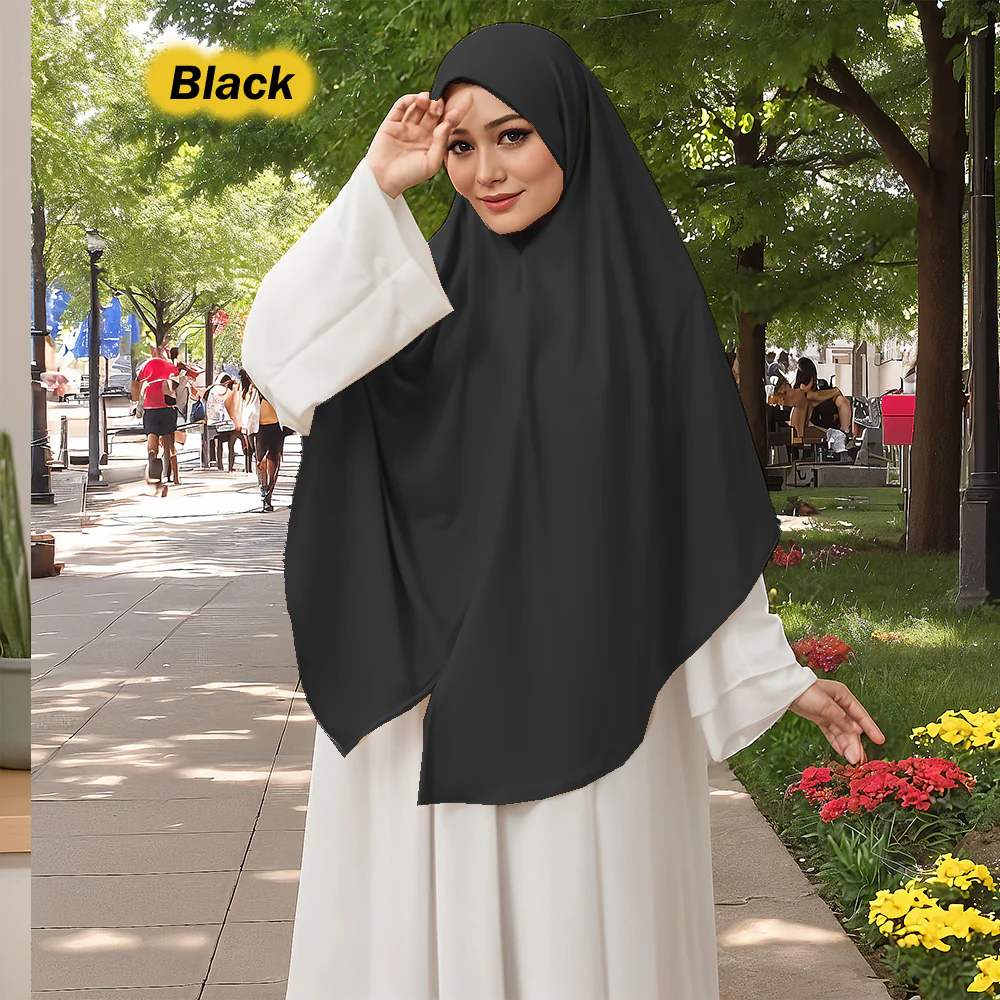 Humus Khimar Labuh Berzip - Image 7