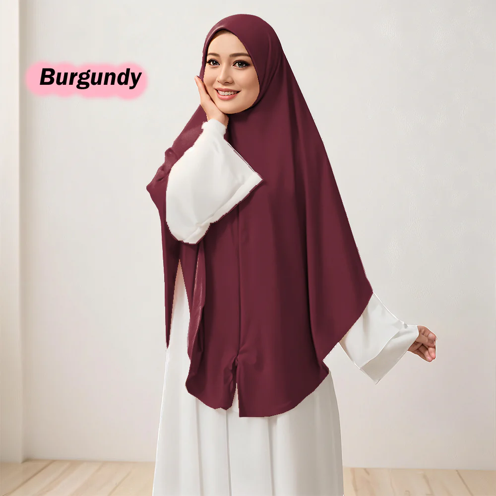 Humus Khimar Labuh Berzip - Image 9