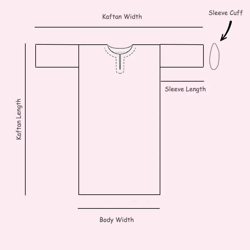 Jerusha New Kaftan (Size xs - 5xl) - Image 11