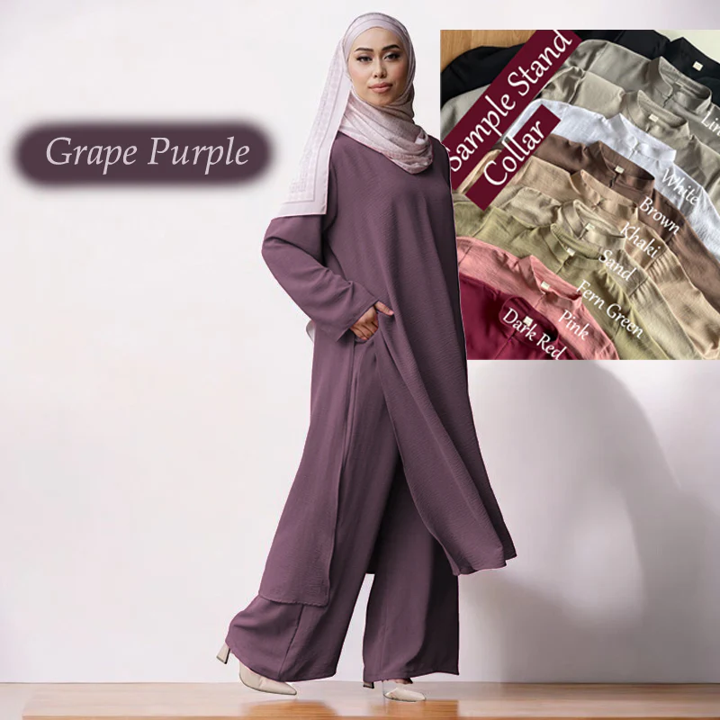 Junaida Stand Collar Set (Size 6xl ~ 10xl) - Loose Sleeve - Image 7