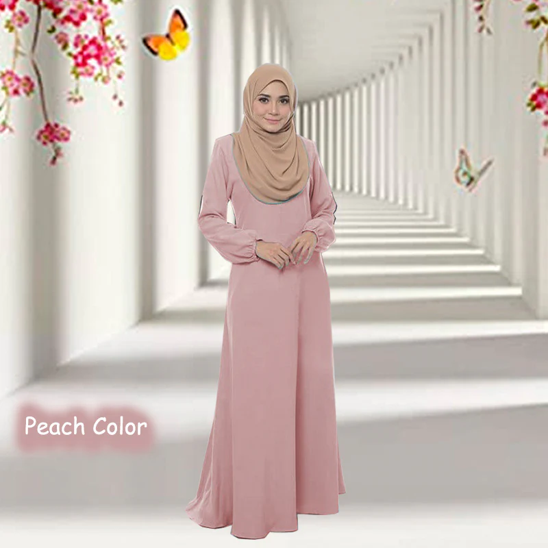 Kasih A Flowy Jubah - Paynow $12 - COD $14 - Buy 3 Free Enana Tudung LCT-3904-FREE - Image 9