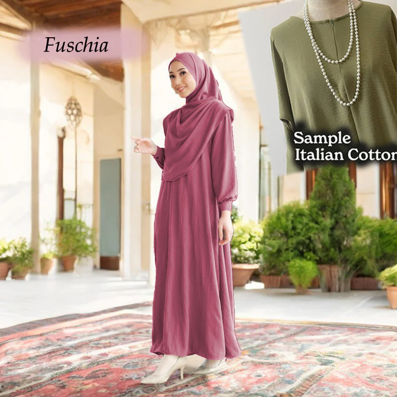 Lahifa Tunic Jumbo + Tudung Set C - Image 8