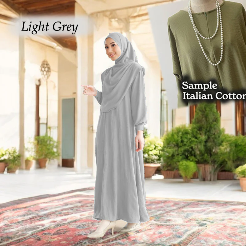 Lahifa Tunic Jumbo C  (Free Tudung Bawal) (Size 6xl ~ 10xl) - Image 9