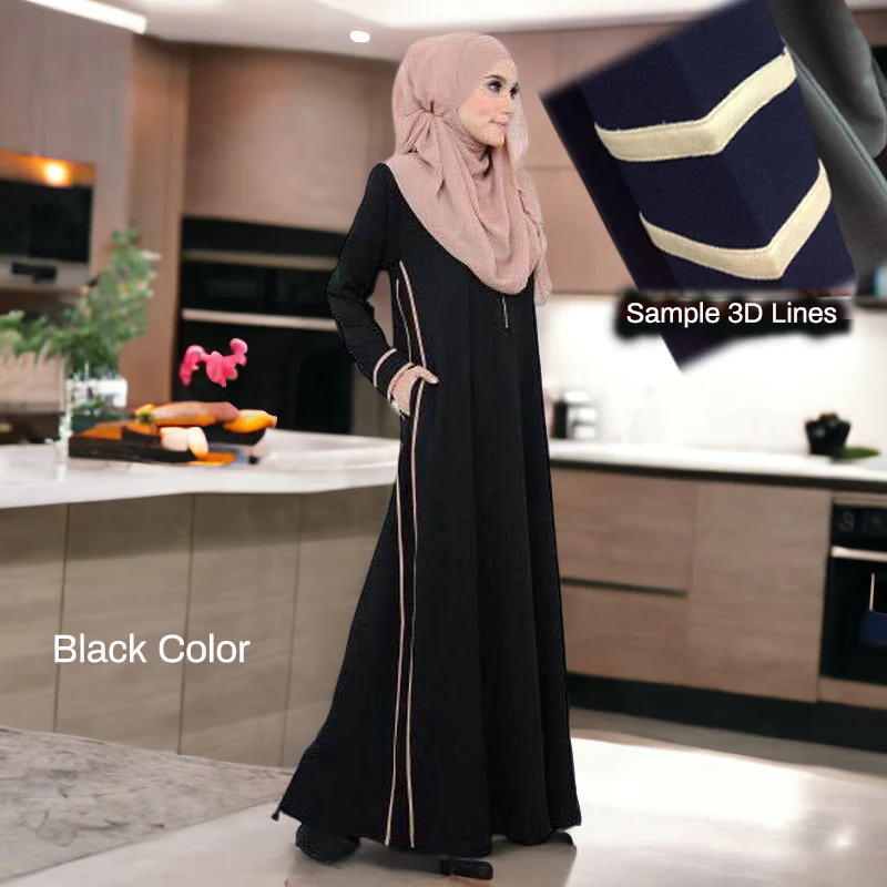 Niesha Flowy Jubah A - Image 6