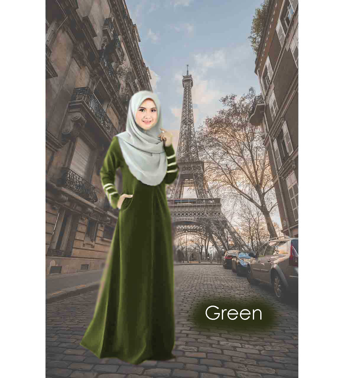 Nurin Flowy Jubah A - Image 6