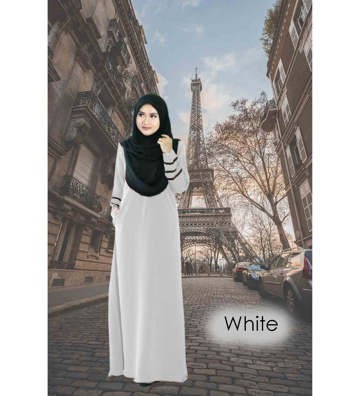Nurin Flowy Jubah B - Image 10