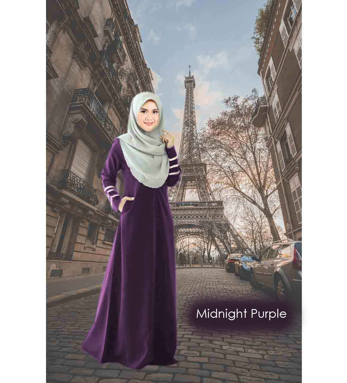 Nurin Flowy Jubah B - Image 4