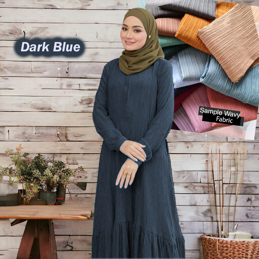 Qasiba Wavy Jubah - Buy 2 FREE Length Alter - Image 11