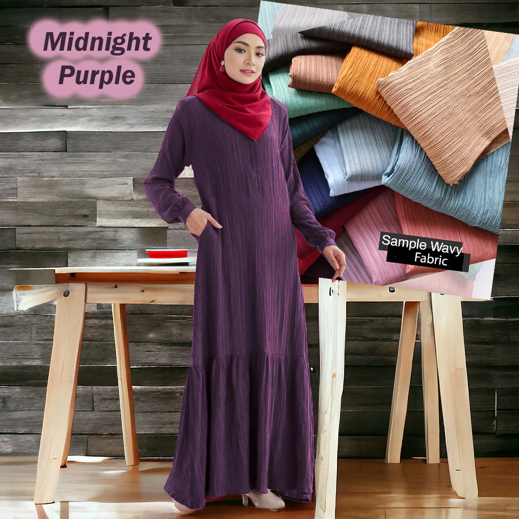 Qasiba Wavy Jubah - Buy 2 FREE Length Alter - Image 5