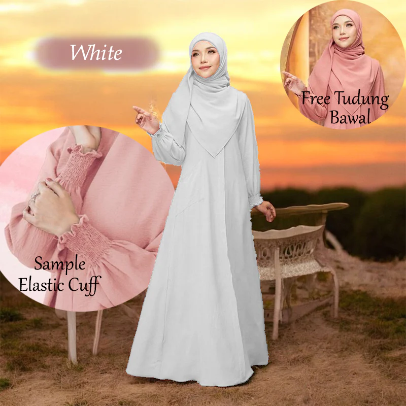 Qinara Tunic Jumbo + Free Bawal Tudung - Image 13
