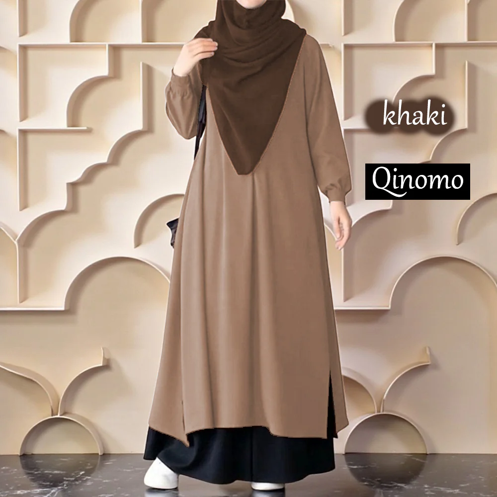 Qinomo Tunic Dress (Skirt Pants) - Buy 3 @ Free Blouse BL777 - Image 8