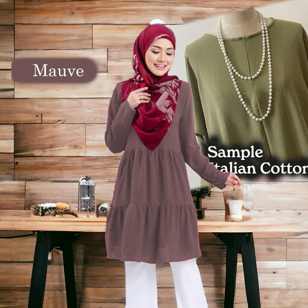 Wanda Cotton Blouse  (Size 6xl - 10xl) - Image 10