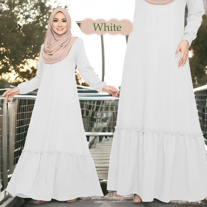 Wati Ruffle Jubah B - Image 9